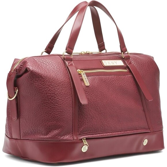 DKNY Rapture Vegan Leather Weekender Boarding Duffle Bag - Picture 1 of 11